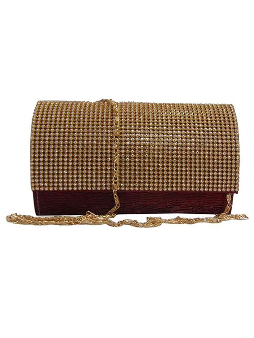red leatherette clutch - 11779967 - Very Small Image - 1