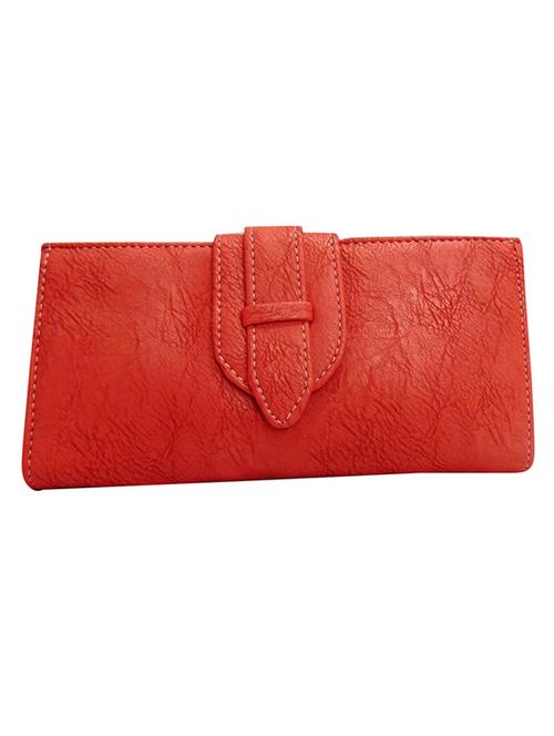 red leatherette clutch - 11779976 - Very Small Image - 1