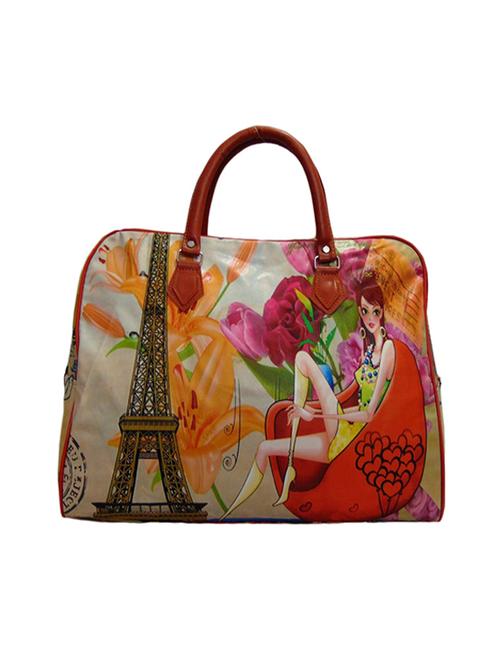 multi colored leatherette handbag - 11780005 - Very Small Image - 1