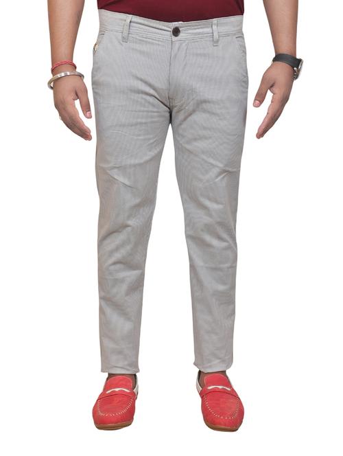 grey cotton trouser - 11783019 - Very Small Image - 1