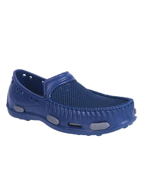 navy mesh & synthetic slip on loafers - 11784756 - Very Small Image - 1