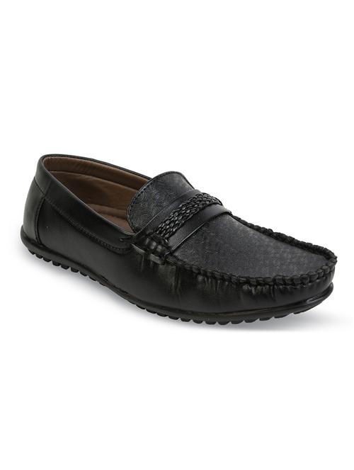 black leatherette loafer - 11786368 - Very Small Image - 1