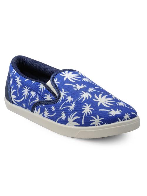 blue canvas casual shoes - 11788282 - Very Small Image - 1
