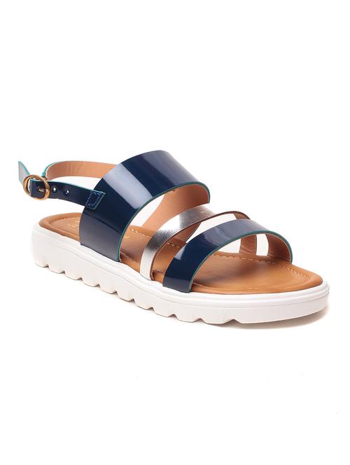 navy open toe sandal - 11788379 - Very Small Image - 1