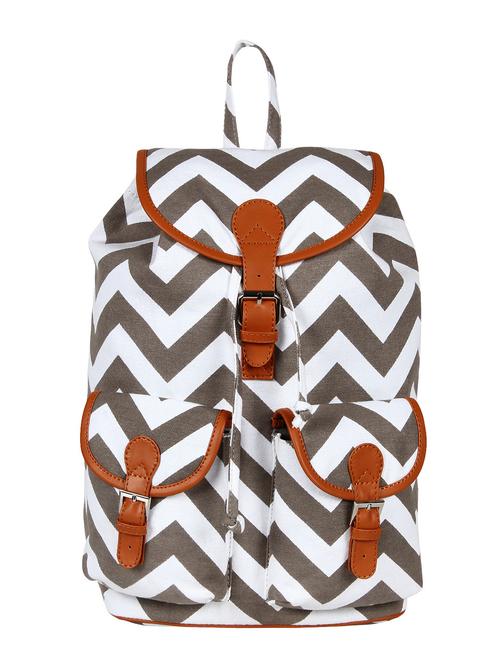 multi colored canvas backpack - 11801526 - Very Small Image - 1