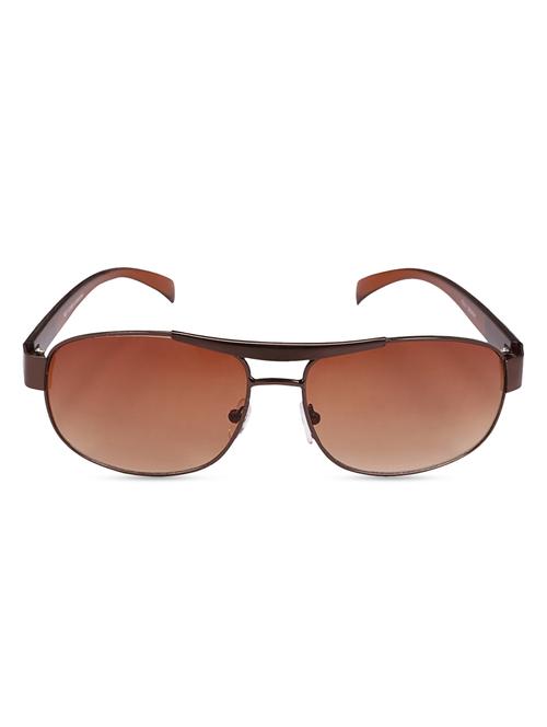 brown metallic full framed sunglasses - 1180198 - Very Small Image - 1
