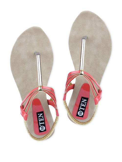pink patent leather sandals - 1180592 - Very Small Image - 1