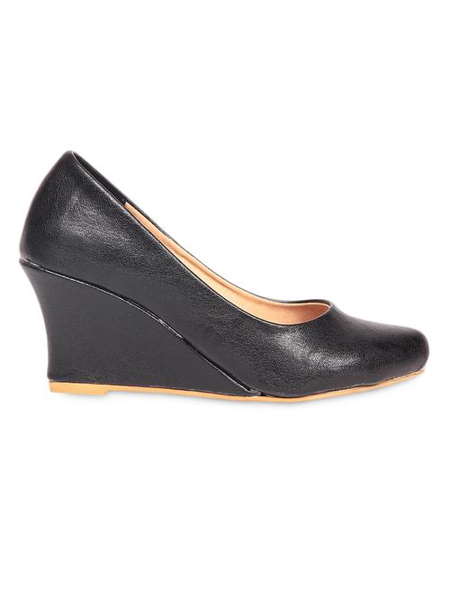 black leather wedges - 1180683 - Very Small Image - 1
