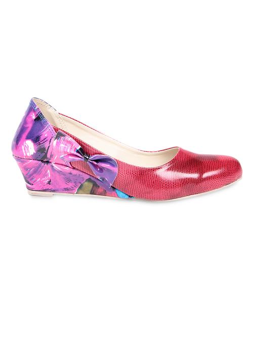 Red patent leather wedges - 1180700 - Very Small Image - 1
