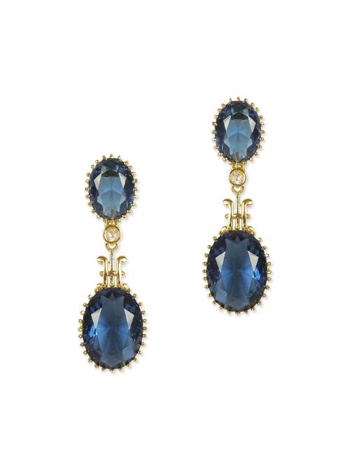 blue metal casual earrings - 11807478 - Very Small Image - 1