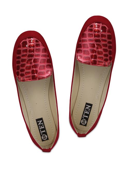 Red suede loafers - 1180794 - Very Small Image - 1