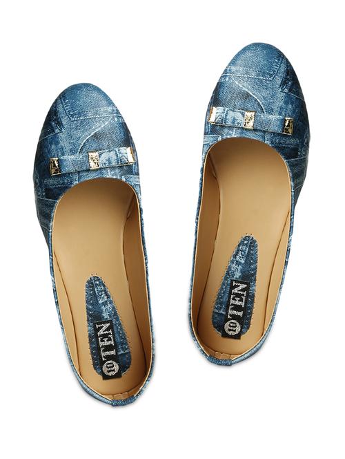 Blue resin ballerinas - 1180797 - Very Small Image - 1