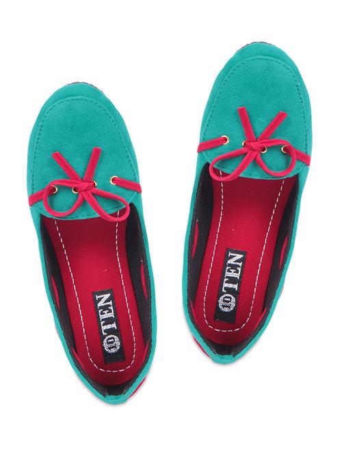 Green suede loafers - 1180835 - Very Small Image - 1