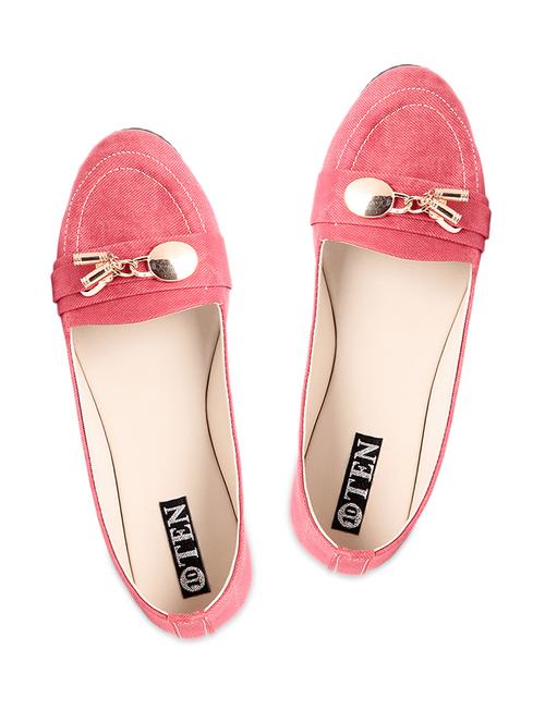 Red denim loafers - 1180843 - Very Small Image - 1