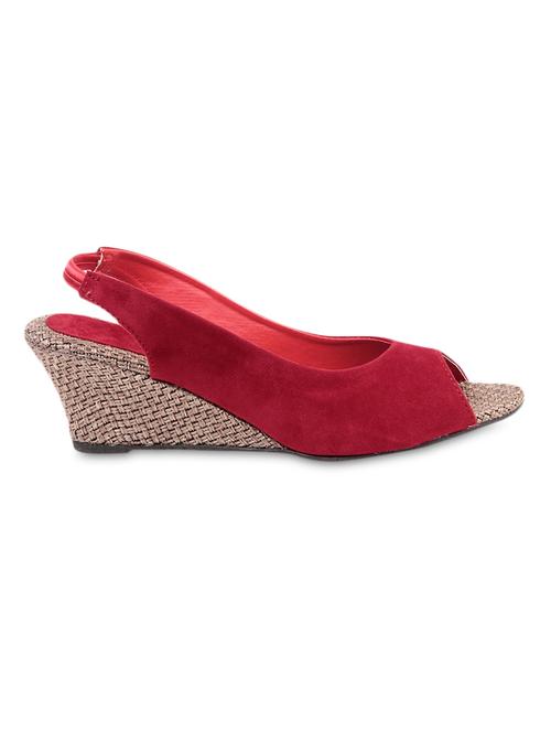 red suede sandals - 1180952 - Very Small Image - 1