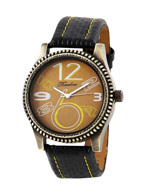timebre cinnamon bronze men's casual analog watch - 11809712 - Very Small Image - 1