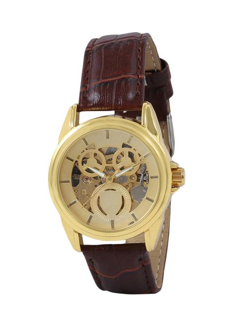 timebre golden antiquity skeleton automatic watch - 11809732 - Very Small Image - 1