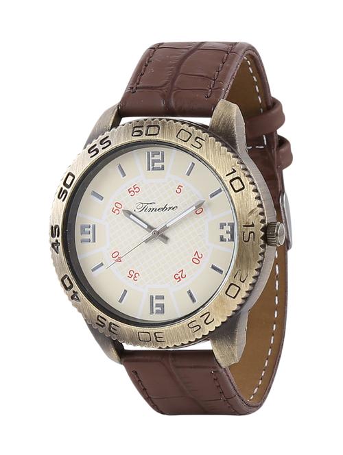Timebre Mens White Casual Analog Watch - 11809768 - Very Small Image - 1