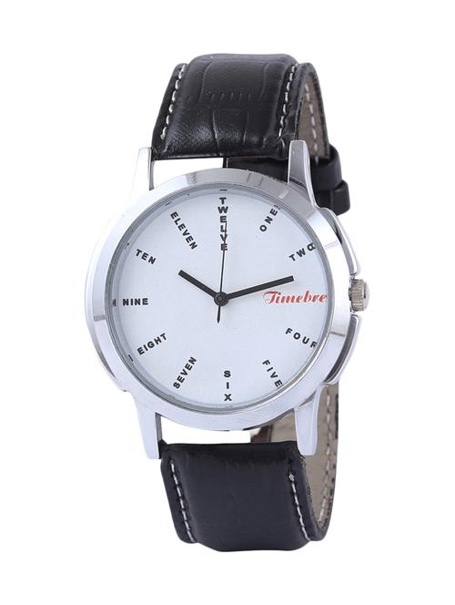 Round dial analog watch(TMGXWHT284-2) - 11817335 - Very Small Image - 1