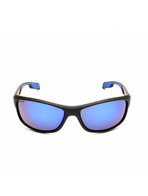 blue plastic rectangle men sunglass - 11820841 - Very Small Image - 1