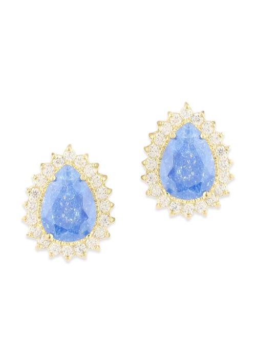 gold metal studs earring - 11823453 - Very Small Image - 1