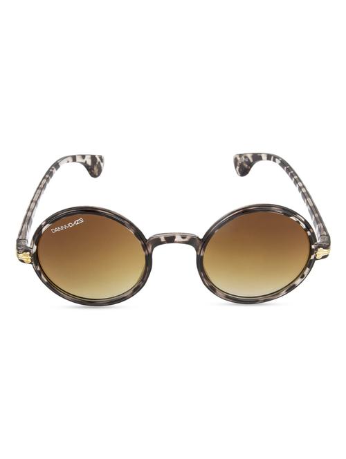 brown animal print uv protected round sunglasses - 1182350 - Very Small Image - 1