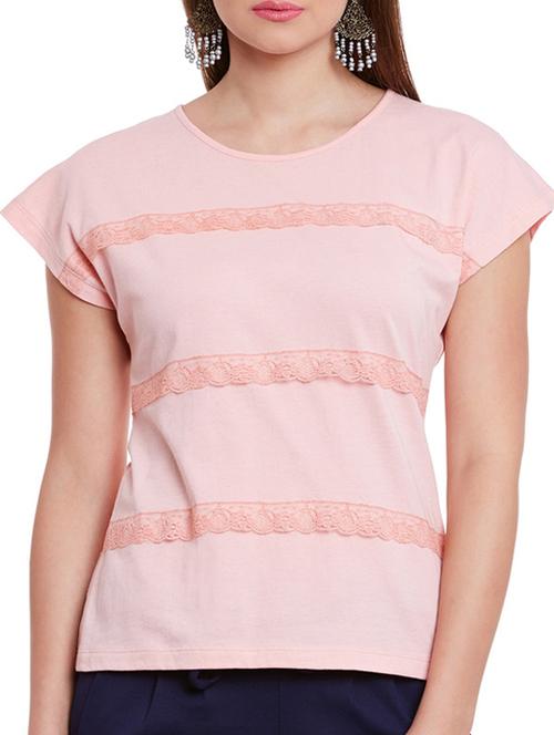 pink cotton striped top - 11831373 - Very Small Image - 1
