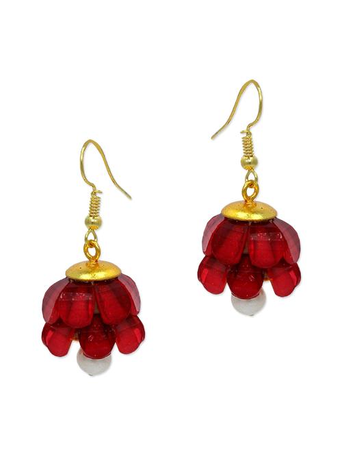 red metal balli earring - 11831802 - Very Small Image - 1