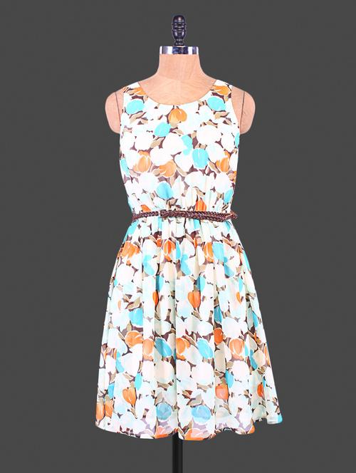 multicolour tulip printed dress - 1183250 - Very Small Image - 1