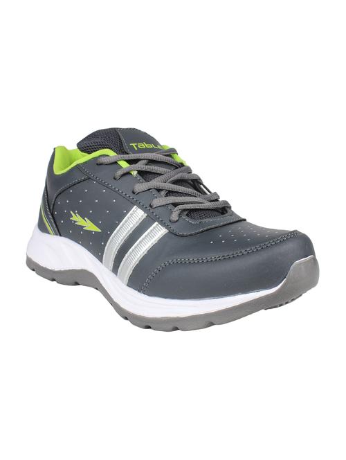 dark grey and green mesh sport shoes - 11832542 - Very Small Image - 1
