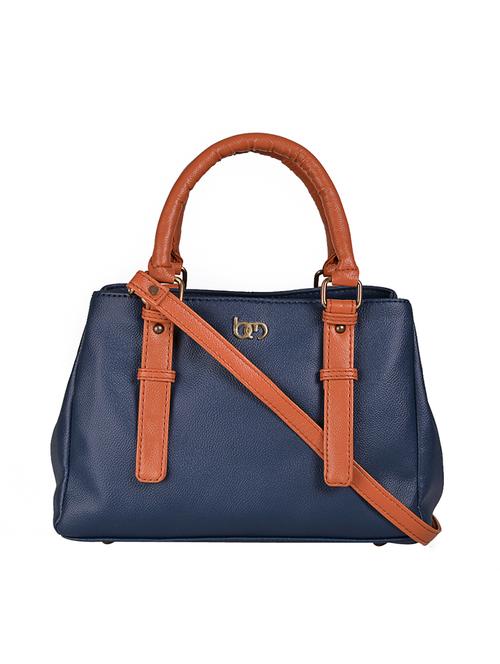 blue leatherette handbag with sling - 11835005 - Very Small Image - 1