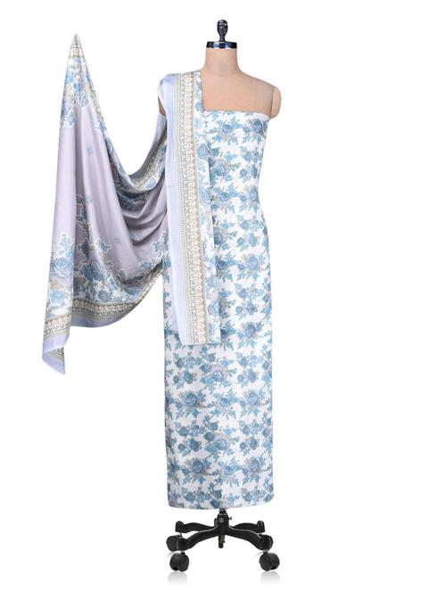off-white pakistani cotton lawn suit - 1183519 - Very Small Image - 1