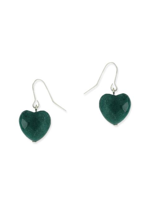 green metal drop earring - 11835272 - Very Small Image - 1