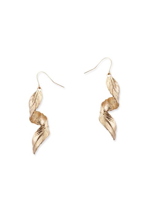 gold metal drop earring - 11835287 - Very Small Image - 1