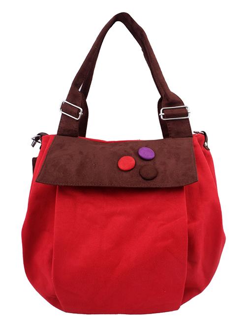 red leatherette handbag - 11836206 - Very Small Image - 1
