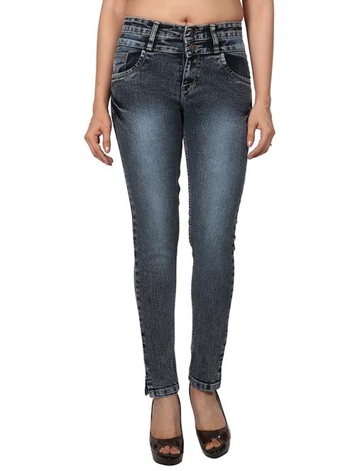 WineGlass Ankle length Denim Jeans - 11836860 - Very Small Image - 1