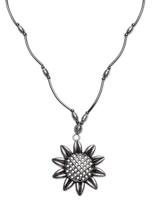 silver metallic pendant necklace - 1185473 - Very Small Image - 1