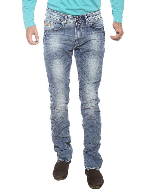 blue denim washed jean - 11855324 - Very Small Image - 1