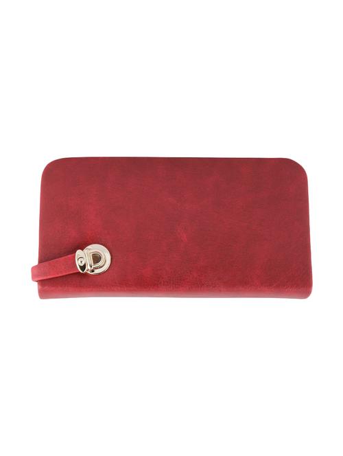 red leatherette clutch - 11857255 - Very Small Image - 1