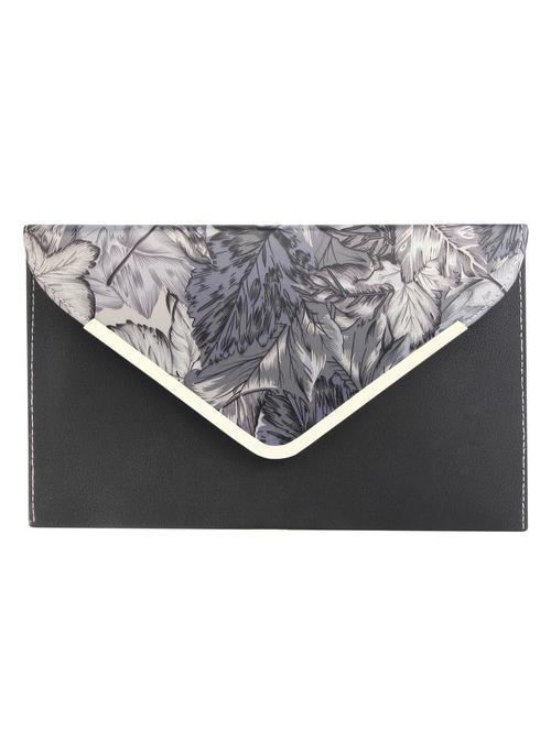 black leatherette clutch - 11865251 - Very Small Image - 1