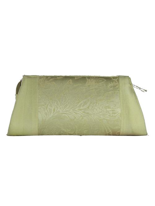 beige silk clutch - 11866151 - Very Small Image - 1