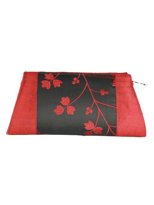 red silk clutch - 11866153 - Very Small Image - 1