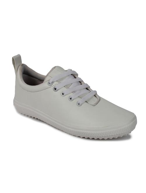 white leatherette sports shoes - 11871174 - Very Small Image - 1