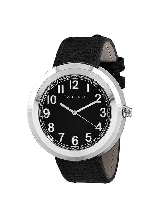 laurels gio analog black dial men's watch - lo-gio-0202 - 11873873 - Very Small Image - 1