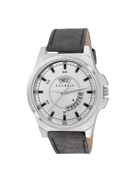 laurels nixon silver dail men's analog watch - 11874097 - Very Small Image - 1