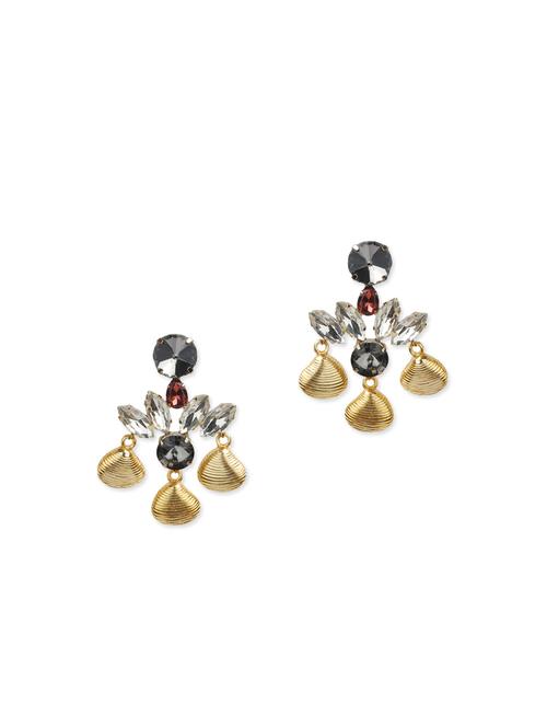 multicoloured stone embellished earrings - 11875407 - Very Small Image - 1