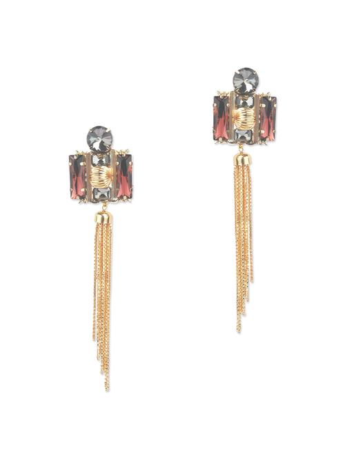 pink and grey stone earrings - 11875415 - Very Small Image - 1