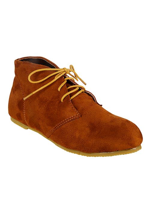 tan suede ankle boot - 11876713 - Very Small Image - 1