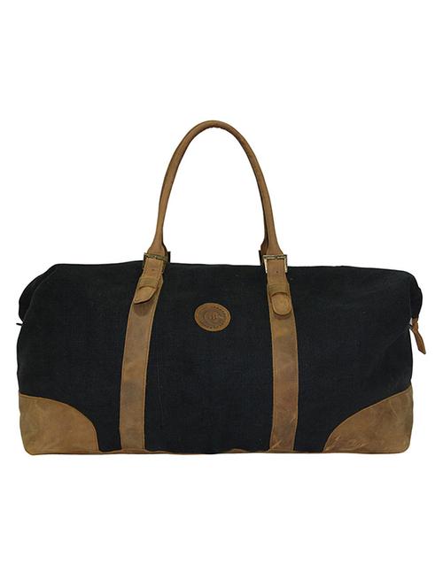 black duffle shape jute luggage bag - 11877582 - Very Small Image - 1