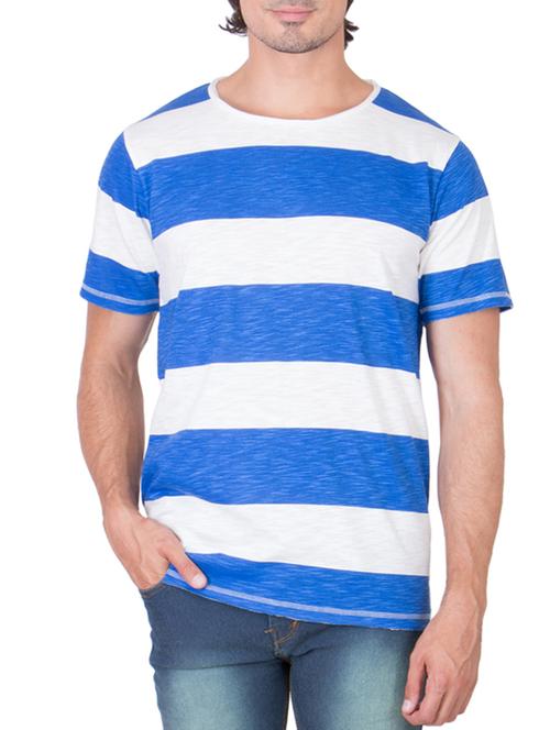 blue striped t-shirt - 11900639 - Very Small Image - 1